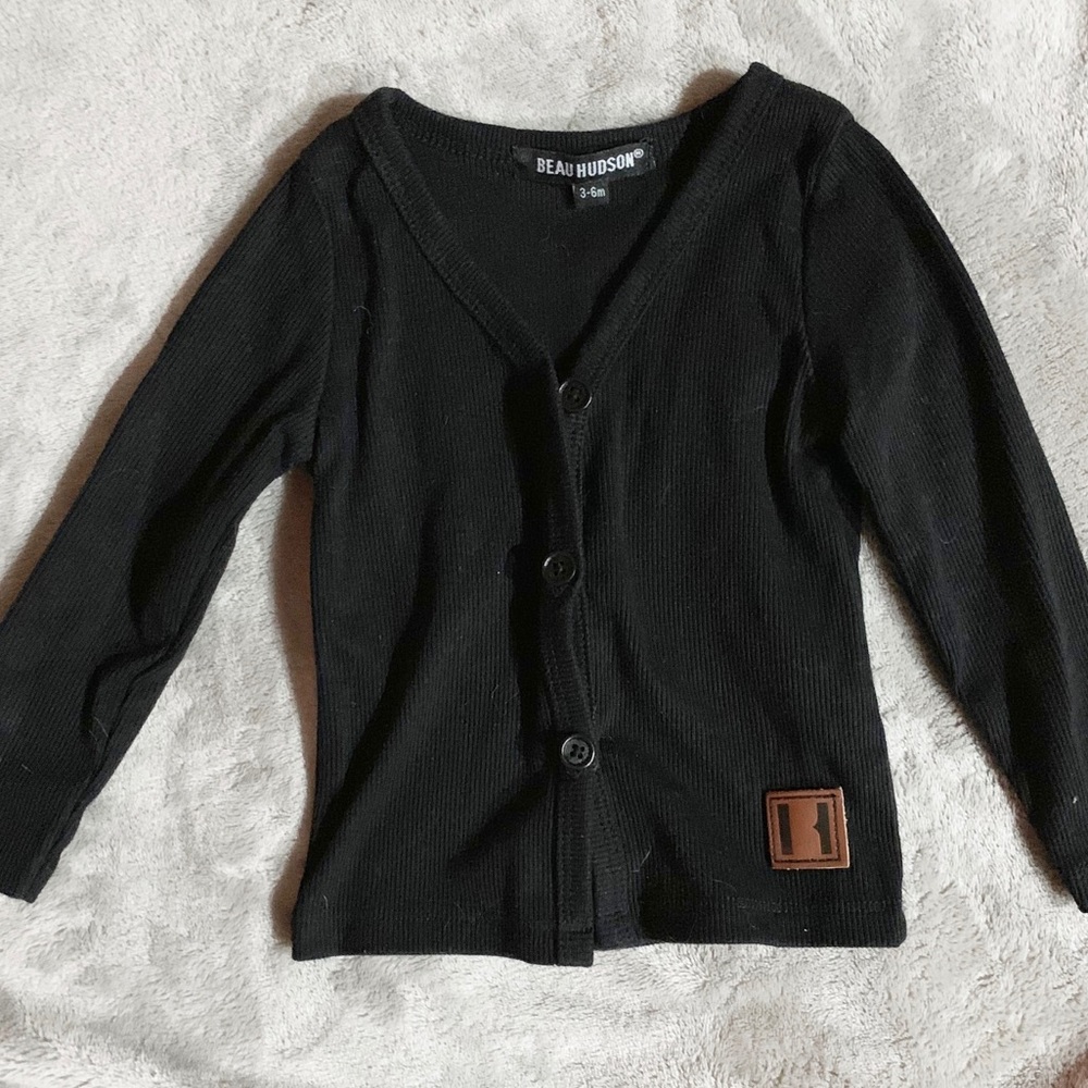 Beau Hudson Black Cardigan